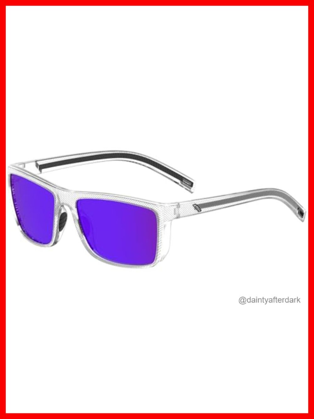 Square Polarized Sunglasses TR90 UV400 Ultralight Driving Fishing